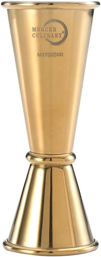 Barfly - 25 ml x 50 ml Gold Plated Japanese Style Jigger - M37002GD