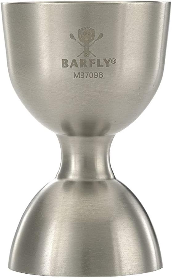 Barfly - 25 ml x 50 ml Stainless Steel Heavy-Duty Straight Rim Bell Jigger - M37098