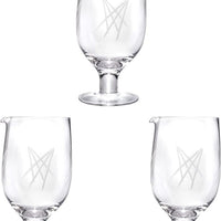Barfly - 27 Oz Clear Footed Mixing Glass - M37176