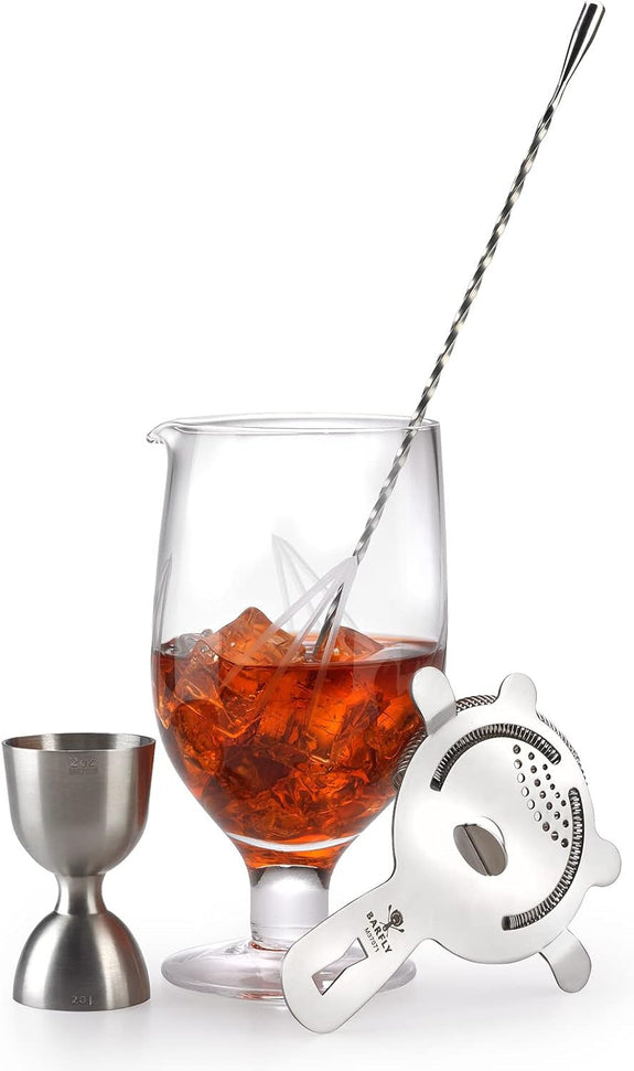 Barfly - 27 Oz Clear Footed Mixing Glass - M37176