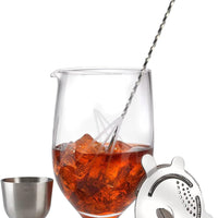 Barfly - 27 Oz Clear Footed Mixing Glass - M37176