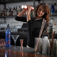 Barfly - 28 Oz & 18 Oz Stainless Steel Copper-Plated 2-Piece Boston Cocktail Shaker - M37009CP