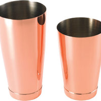 Barfly - 28 Oz & 18 Oz Stainless Steel Copper-Plated 2-Piece Boston Cocktail Shaker - M37009CP