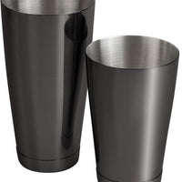 Barfly - 28 Oz & 18 Oz Stainless Steel Gun Metal Black 2-Piece Boston Cocktail Shaker- M37009BK