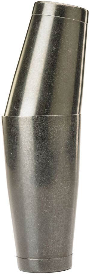 Barfly - 28 Oz & 18 Oz Stainless Steel Vintage Black 2-Piece Boston Cocktail Shaker - M37009VBK