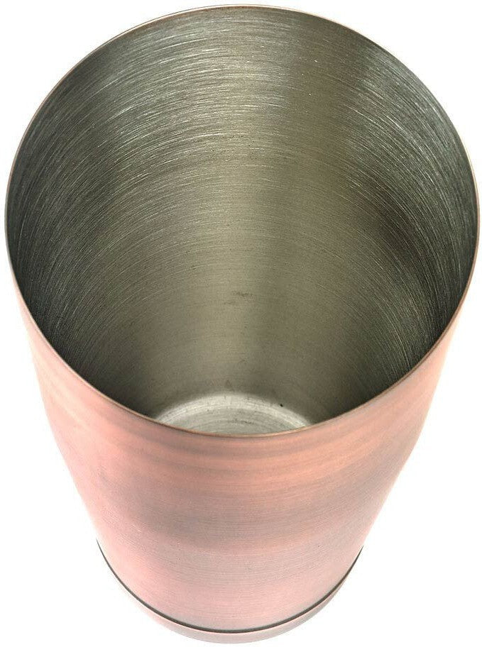 Barfly - 28 Oz Stainless Steel Antique Copper Plated Full Size Cocktail Shaker/Tin - M37008ACP