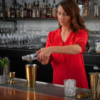 Barfly - 28 Oz Stainless Steel Gold-Plated Full Size Cocktail Shaker/Tin - M37008GD