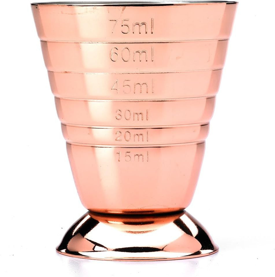 Barfly - 2.5 Oz Copper Plated Bar Measuring Cup - M37069CP