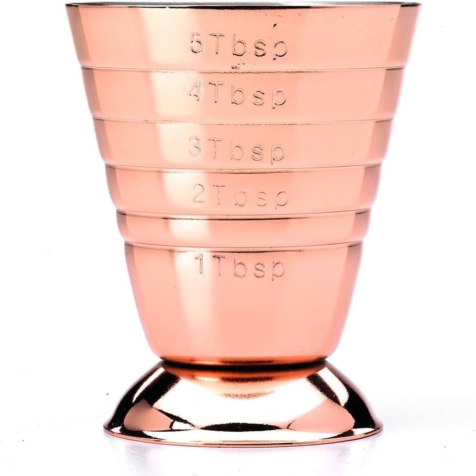 Barfly - 2.5 Oz Copper Plated Bar Measuring Cup - M37069CP