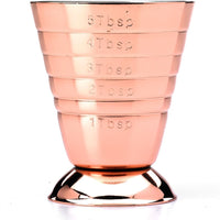 Barfly - 2.5 Oz Copper Plated Bar Measuring Cup - M37069CP