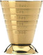 Barfly - 2.5 Oz Gold Plated Bar Measuring Cup - M37069GD