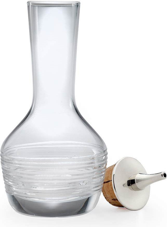 Barfly - 3 Oz Contemporary Design Glass Bitters Bottle - M37189