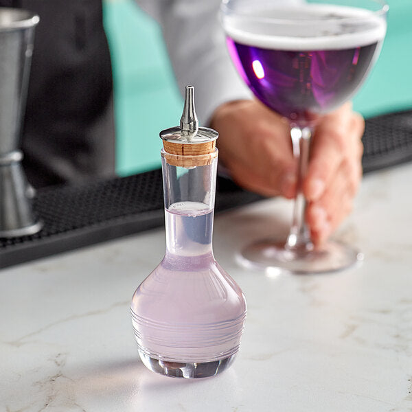 Barfly - 3 Oz Contemporary Design Glass Bitters Bottle - M37189