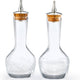 Barfly - 3 Oz Contemporary Design Glass Bitters Bottle, Set of 2 - M37196