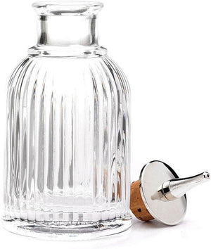 Barfly - 3 Oz Ribbed Glass Bitters Bottle - M37128