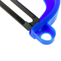 Barfly - 4" Blue Y Peeler With Straight High Carbon Steel Blade - M33071BLB