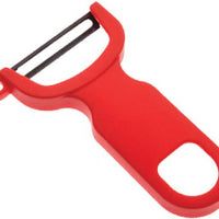 Barfly - 4" Red Y Peeler With Straight High Carbon Steel Blade - M33071RDB