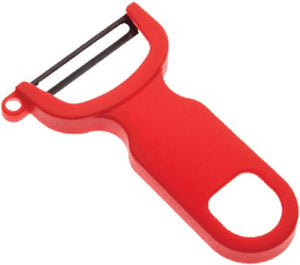Barfly - 4" Red Y Peeler With Straight High Carbon Steel Blade - M33071RDB