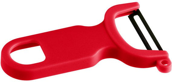 Barfly - 4" Red Y Peeler With Straight High Carbon Steel Blade - M33071RDB