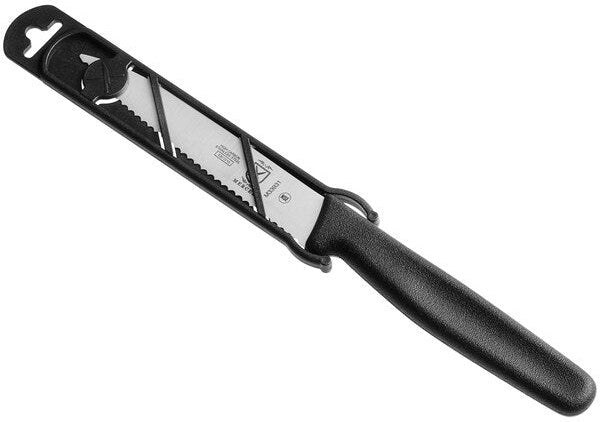 Barfly - 4" Serrated Pointed Tip Paring Bar Knife With Guard - M33931B