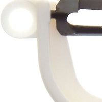 Barfly - 4" White Y Peeler With Straight High Carbon Steel Blade - M33071WHB