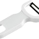 Barfly - 4" White Y Peeler With Straight High Carbon Steel Blade - M33071WHB