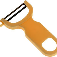 Barfly - 4" Yellow Y Peeler Straight High Carbon Steel Blade - M33071YLB