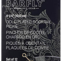 Barfly - 4.25" Gold Cocktail Pick with Circle Top - M37031GD