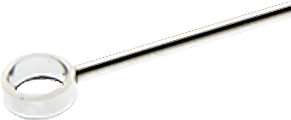 Barfly - 4.25" Stainless Steel Cocktail Pick with Circle - M37031