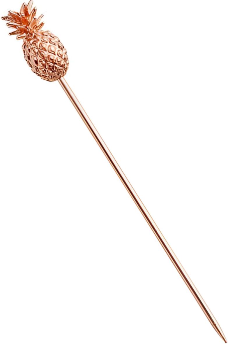 Barfly - 4.4" Copper Cocktail Pick with Pineapple Top - M37181CP