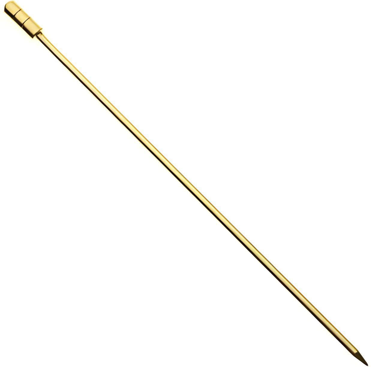 Barfly - 4.4" Gold Cocktail Pick with Grove Top - M37030GD