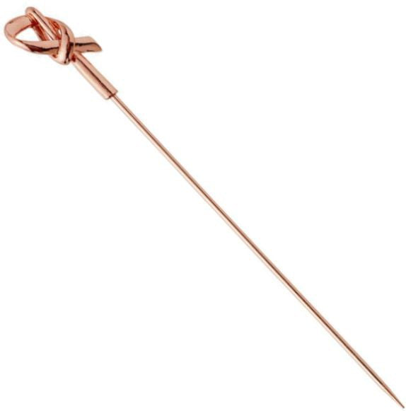 Barfly - 4.43" Copper Bamboo Knot Cocktail Pick - M37182CP