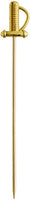 Barfly - 4.62" Gold Cocktail Pick With Sword Top - M37065GD