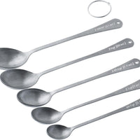 Barfly - 5 Spoons on Ring Vintage Measured Bar Spoon - M37075