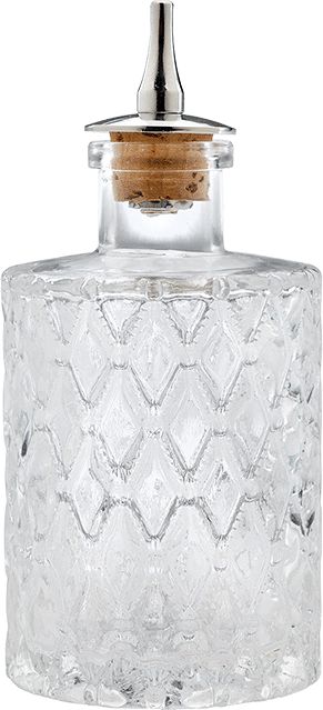 Barfly - 5.1 Oz Retro Design Glass Bitters Bottle - M37187