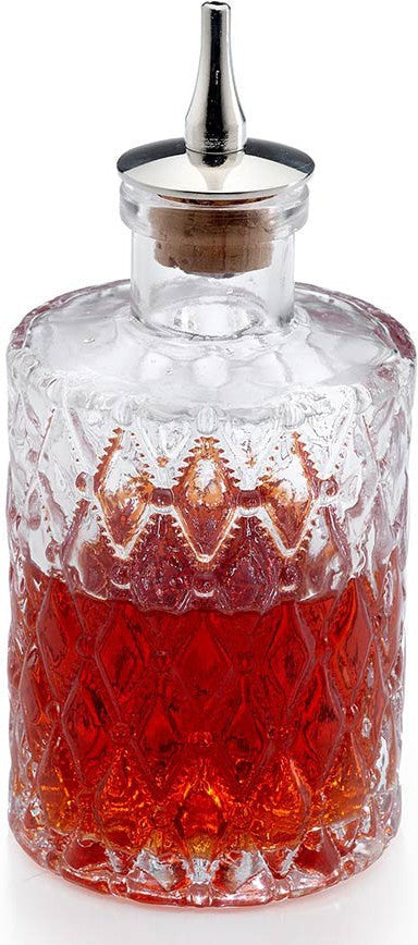 Barfly - 5.1 Oz Retro Design Glass Bitters Bottle - M37187