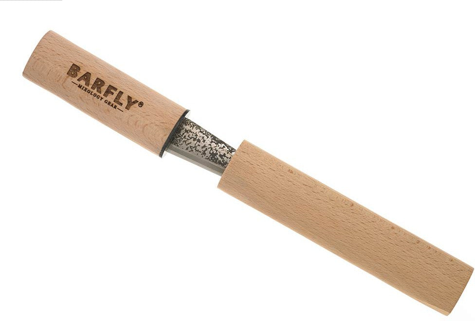 Barfly - 5.25" Japanese Stainless Steel Ice Carving Knife With Wood Handle - M37063