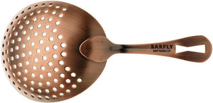 Barfly - 6.5" Antique Copper Julep Strainer - M37028ACP