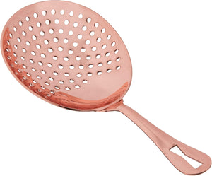 Barfly - 6.5" Copper Plated Julep Strainer - M37028CP