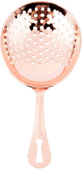 Barfly - 6.5" Copper Plated Julep Strainer - M37028CP