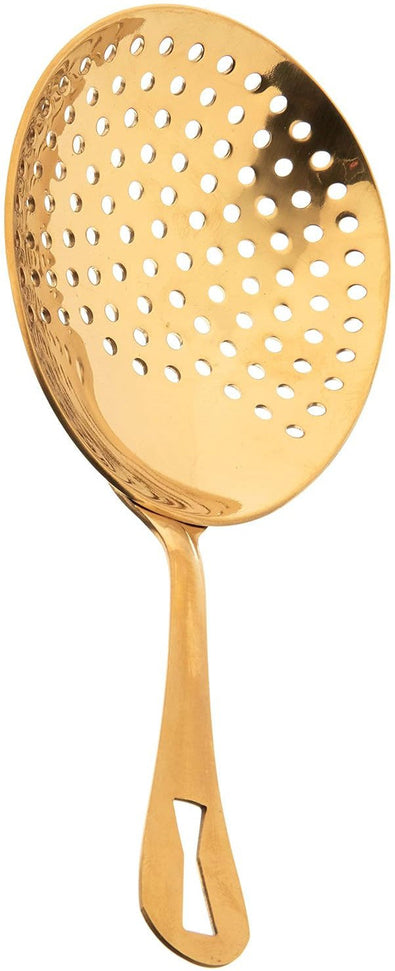 Barfly - 6.5"Gold Plated Julep Strainer - M37028GD