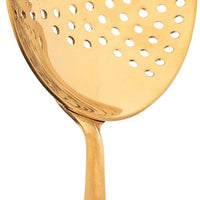 Barfly - 6.5"Gold Plated Julep Strainer - M37028GD