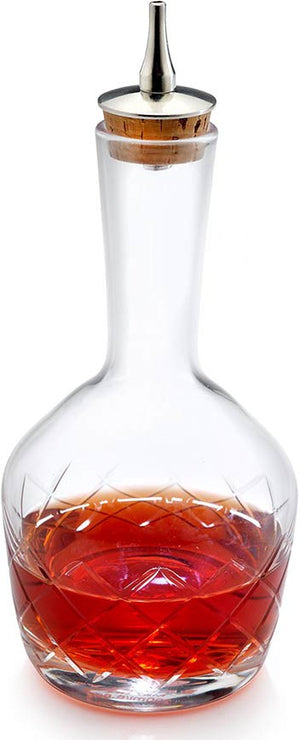 Barfly - 6.8 Oz Contemporary Design Glass Bitters Bottle - M37192