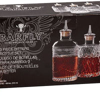 Barfly - 6.8 Oz Design Glass Bitters Bottle Pack of 3 - M37186/M37187/M37188 - M37195