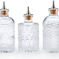 Barfly - 6.8 Oz Design Glass Bitters Bottle Pack of 3 - M37186/M37187/M37188 - M37195