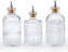 Barfly - 6.8 Oz Design Glass Bitters Bottle Pack of 3 - M37186/M37187/M37188 - M37195