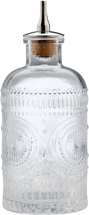 Barfly - 6.8 Oz Retro Design Glass Bitters Bottle - M37186
