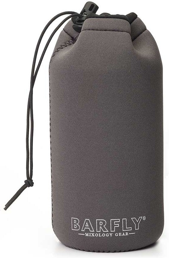 Barfly - 8" x 5.25" Grey Protective Sleeve for 500 ml & 550 ml Mixing Glasses - M37183