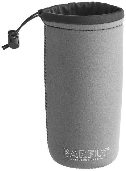 Barfly - 8" x 5.25" Grey Protective Sleeve for 500 ml & 550 ml Mixing Glasses - M37183