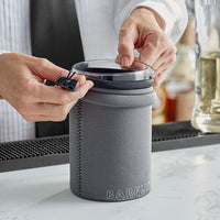 Barfly - 8" x 5.25" Grey Protective Sleeve for 500 ml & 550 ml Mixing Glasses - M37183